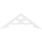 Ekena Millwork Pitch Brontes Architectural Grade PVC Gable Pediment, 36"W x 13 1/2"H x 1"P (9/12) GPP036X014X100BRO - alternate 4